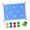 sky blue, variant on Almencla Hole Tarp Coordination Playing Team Building Game for Garden Indoor Backyard red