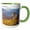 Green/White, variant on 3drose, Dall Sheep Wildlife, Mt Margaret, Denali, Alaska - Us02 Ska3106 - Steve Kazlowski, 11oz Mug