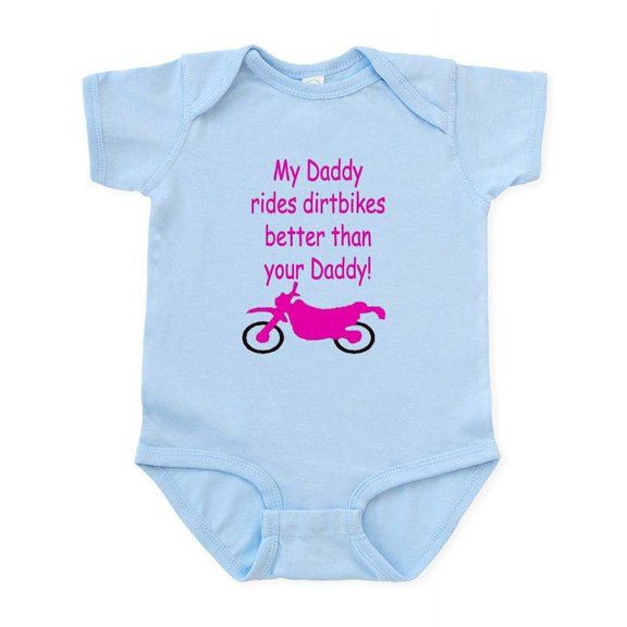 CafePress - Dirt Biker (Girl) Infant Bodysuit - Baby Light Bodysuit, Size Newborn - 24 Months