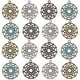 thumbnail image 1 of 50 piezas de dijes huecos para pendientes, fabricación de joyas, collares, pulseras y manualidades., 1 of 6