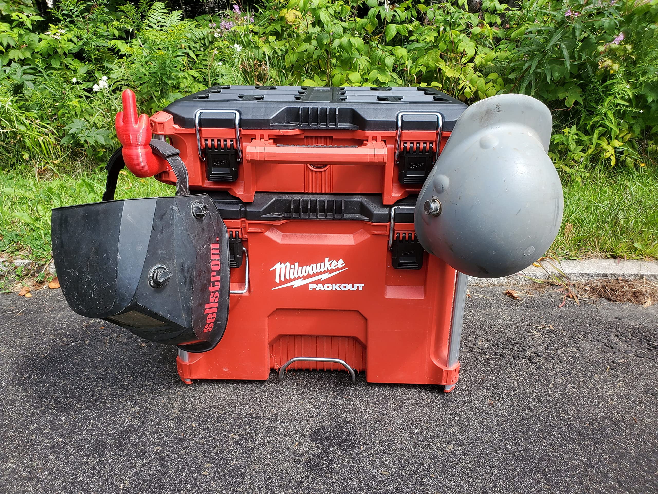 accessory for milwaukee packout tool box (hand support) (Hand)