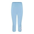 thumbnail image 3 of frariair Women's Athletic Black Yoga Sweatpants Stretch Performance Leggings For Fitness Enthusiasts And Casual Everyday Wear Sky Blue, 3 of 4