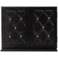 thumbnail image 3 of Posh Living Dylan Modern Contemporary 3-in-1 Trifold Tabletop Vanity Mirror with Jewelry Storage &amp; Memo Board - Black, 3 of 8