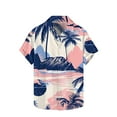 thumbnail image 2 of UVEASISHA Mens Floral Bowling Shirt,Men Button Down Shirts Loose Fit Tropical Holiday Beach Shirts Short Sleeve Casual Printed Vacation Shirt 90 off Clearance Sale, 2 of 5
