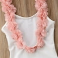 thumbnail image 6 of Sweet Girls One Piece Swimsuit Kids Flower Ruffles Strap Backless Swimwear Swimsuit Backless Swimming Costume Bikini Monokini Beachwear 2-7T, 6 of 6