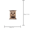 thumbnail image 2 of Promotion!Decoración de arte otoñal de madera Lámpara de llama fantasma de madera Jack-O-, 2 of 8
