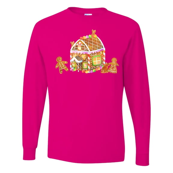 Inktastic Gingerbread House Family Long Sleeve T-Shirt