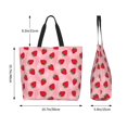 thumbnail image 5 of Kdxio Strawberry Casual Tote Bags Women Big Capacity Shoulder Bag for Women Travel Shoulder Bags Handbags, 5 of 8