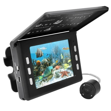 Underwater Fishing Camera and Video Record System with Night Vision Sensors, 30 Mega Pixels and 3.5" inch LCD Display