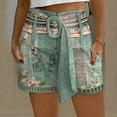 thumbnail image 2 of Womens Shorts Casual Summer Beach Drawstrings Shorts With Pockets Loose Vacation Trendy Shorts, 2 of 8