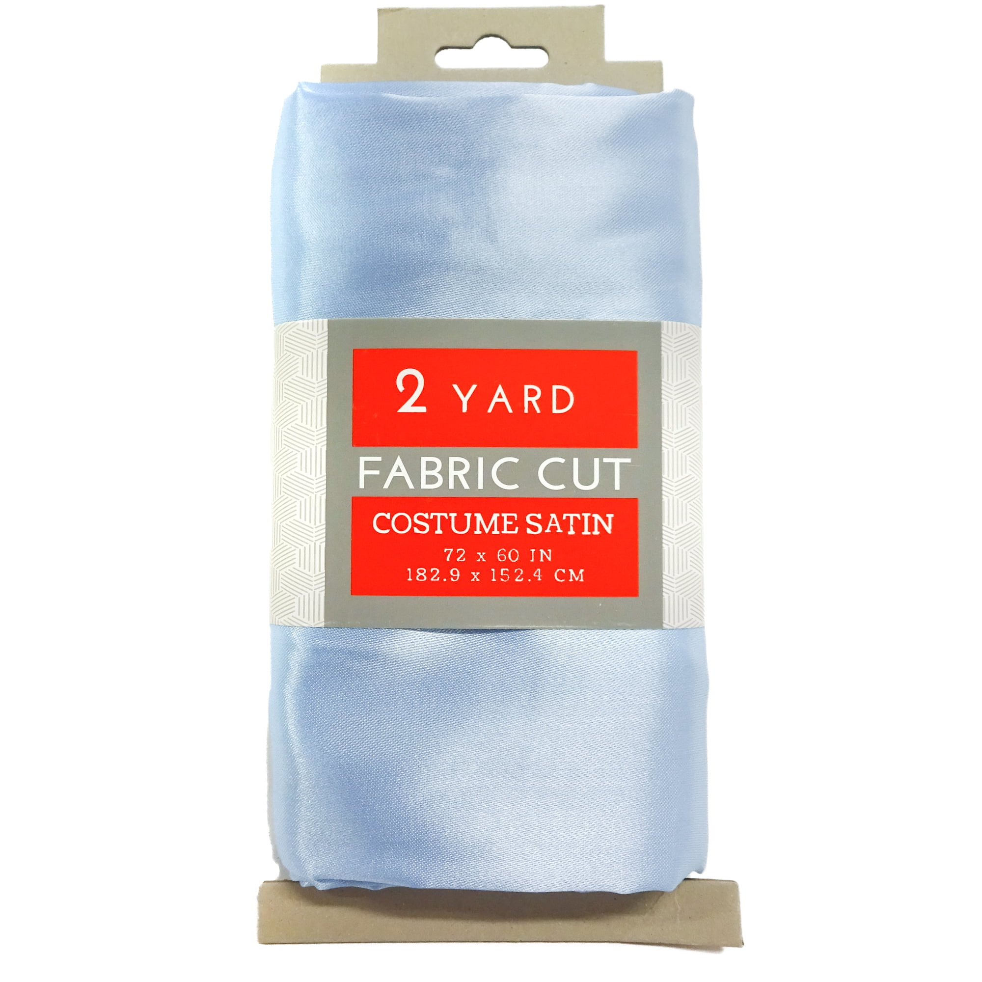Shason Textile Special Occasion Costume Satin 2 Yards Precut Fabric, Ice Blue