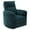 Blue, variant on Bowery Hill Polyester Power Swivel Glider Recliner in Mineral White