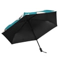 thumbnail image 5 of ALAZA Skull in Wave UPF 50+ Compact Folding Umbrella for Rain Travel Umbrella Packable, 5 of 8