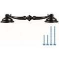 thumbnail image 4 of 10 Pack 4.25" Hole Center Shabby Chic Drawer Pulls Handles Antique Black Kitchen Cabinet Drop Bail Pulls Handles (108mm/Antique Black), 4 of 7