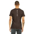 thumbnail image 3 of Daxton Adult Unisex Tshirt Maryland Script with Vertical on the Back, Brown White, XS, 3 of 3