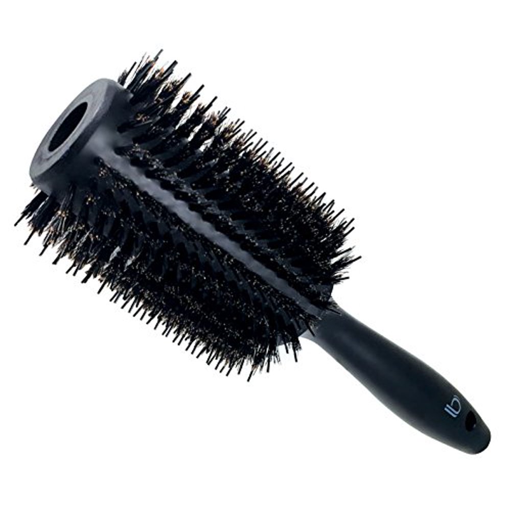Double Bristle Wooden Round Brush by Better Beauty Products, 1.7 inch