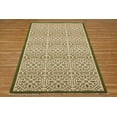 thumbnail image 5 of Casavani - 6'x6' Green Block Printed Cotton Square Area Rugs for Living Room Outdoor Patio Rugs, 5 of 7