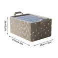 Large Capacity Storage Bins, Decorative Fabric Closet Bins with Handles