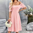 thumbnail image 1 of Vedolay T Shirt Dress Women's Bodycon Deep V Neck Long Sleeve Cut Out Club Mini Dress,Pink M, 1 of 5