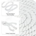 thumbnail image 3 of Uxcell 10 Feet Tug of War Rope for Adults Teen 3-Strand Natural Twisted Cotton Rope with Flag White, 3 of 6