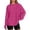 C-Hot Pink197, variant on DHFJKG Oversized Tshirts For Women Long Sleeve Casual Basic Tee Round Neck Baggy Streetwear Spring Fall Fashion Top