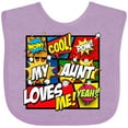 thumbnail image 3 of Inktastic My Aunt Love Me Boys or Girls Baby Bib, 3 of 4