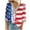 B-Multicolor, variant on Patriotic Womens Blouse American Flag Womens Shirt Women Red White and Blue Shirt Memorial Day Shirt Women Fashion Women's Summer V-Neck 3/4 Sleeve Lace Print Casual T-Shirt Blouse