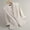 01 Beige, variant on Weiqiqre Womens Jacket Spring Summer Wear Half Sleeve Jacket Office Blazer
