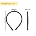 thumbnail image 6 of Unique Bargains Thin Headbands for Women Leather Head Bands for Women's Hair Fashion Hair Accessories for Women Black, 6 of 7