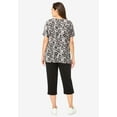 thumbnail image 2 of Woman Within Plus Size 2-Piece Tunic And Capri Set, 2 of 4