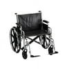 Nova MedicalProducts Healthcare 24" Steel Wheelchair Detachable Desk Arms and Footrests
