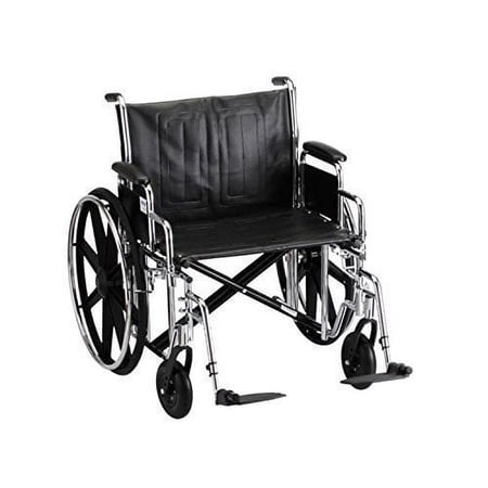 Steel Standard Wheelchair Arm Type: Detachable Desk Arms, Front Rigging: Footrests, Seat Size: 25" W