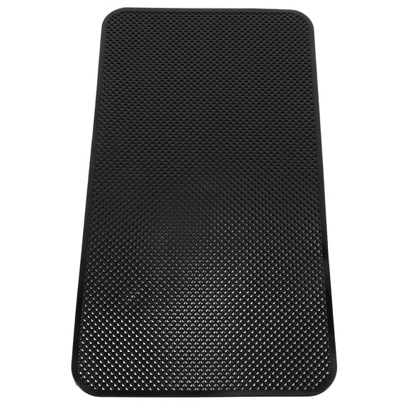 HEANUJJ Black PU Non- Dashboard Pad for Car Interior Accessories, Anti-Skid Mat for Vehicle