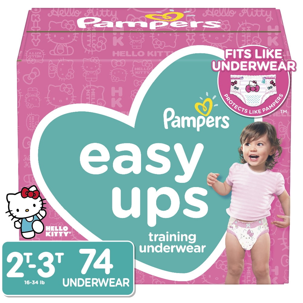 pampers easy ups size 2t 3t