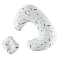 thumbnail image 1 of Boovnll Pillows, Soft Comfort Support 4 in 1 Multifunction Slow Comfortable Pressure Pillow Pearl Neck-Protection, Neck Pillow, Memory Foam Pillows, Pillow, 1 of 1
