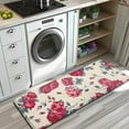 thumbnail image 3 of Pioneer Flower Floral Print Pattern Kitchen Rug Mat,Kitchen Runner Rugs Non Skid Washable,Decorative Kitchen Floor Mats for Kitchen,Sink,Laundry,17"x47.2", 3 of 7