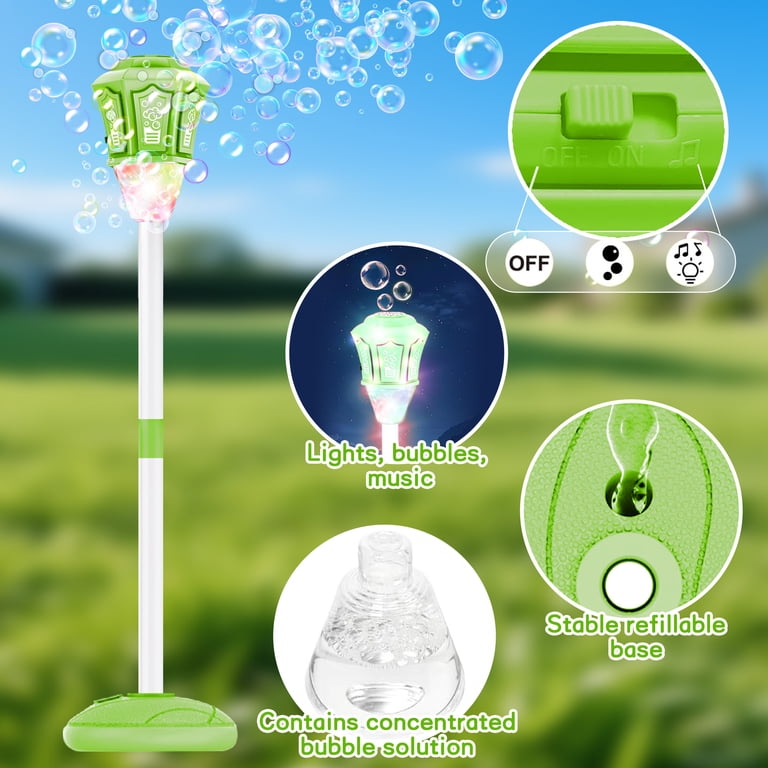 KOPPOP Garden Bubble Machine, LED Musical with Remote photo 4