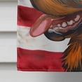 thumbnail image 4 of Carolines Treasures CK6677CHF Rottweiler Dog American Canvas House Flag - 28 x 0.01 x 40 in., 4 of 4
