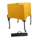 thumbnail image 3 of Carro de voleibol plegable con ruedas para gimnasio de fútbol Amarillo, 3 of 8