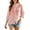 a-159Pink36, variant on FINALGANG Womens Three Quarter Puff Sleeve Mandarin Collar Floral Embroidery Button Front Loose Shirts Light Boho Summer Casual Blouses For Ladies Versatile Top Blue XXXL
