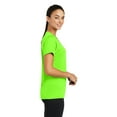 thumbnail image 3 of Sport-Tek Tough Tee (LST320) Neon Green, XL, 3 of 6