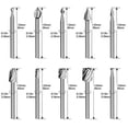 thumbnail image 3 of SPTA 10Pc HSS Router Carbide Engraving Bits & 10Pcs Router Bit 1/8"(3mm) Shank for Rotary Tools for DIY Woodworking, Carving, Engraving, Drilling, 3 of 5