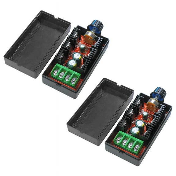 2X 12V 24V 48V 2000W MAX 10-50V 40A DC Motor Speed Control PWM HHO RC Controller,2 x 40A DC Motor Speed Control,Black