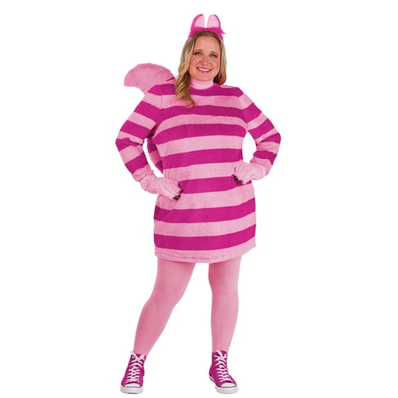 Plus Size Disney Cheshire Cat Women's Costume Dress