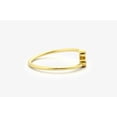 thumbnail image 5 of HeartsAndYou 0.2ct Engagement Ring for Women Round Cut Moissanite Two Stone Minimalist 18k Yellow Gold Over Silver, 5 of 7