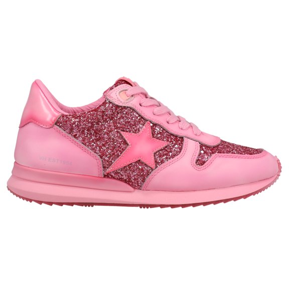 Vintage Havana Womens Splendid Glitter Lace Up Athletic Sneakers Casual Sh