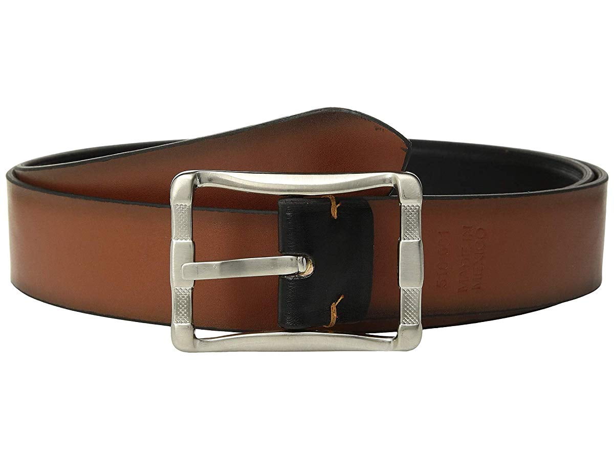 stacy adams cognac belt