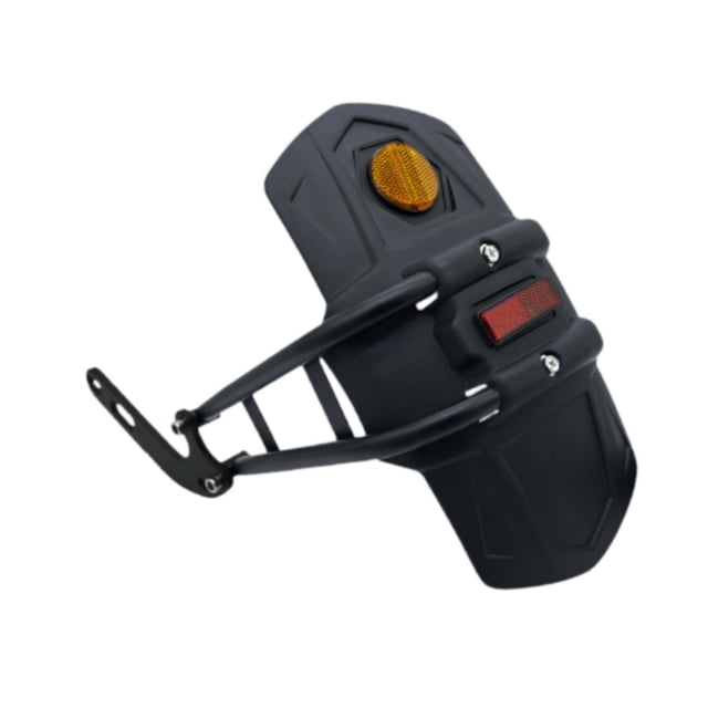 jinwen Motorcycle Rear Fender Lightweight Reliable Easy Assembly Mudflap Spare Part Black