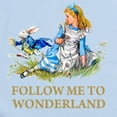 thumbnail image 2 of CafePress - FOLLOW ME TO WONDERLAND Infant Bodysuit - Baby Light Bodysuit, Size Newborn - 24 Months, 2 of 4