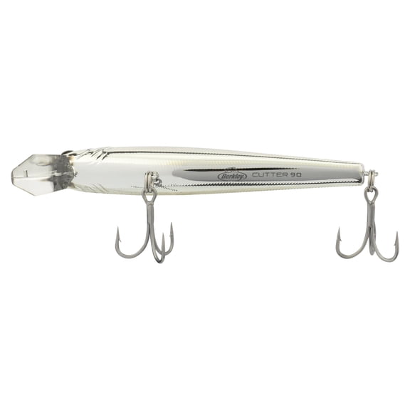 Berkley Cutter Saltwater, 3.5 in, Jerkbaits, Chrome (1 Count)